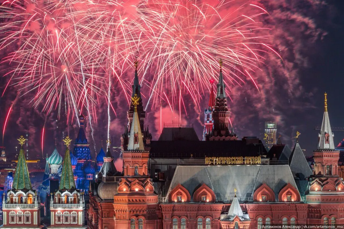 New Year’s celebration in Russia